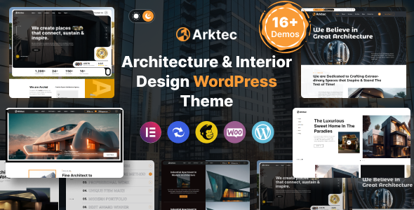 Arktec - Architecture WordPress Theme Logo